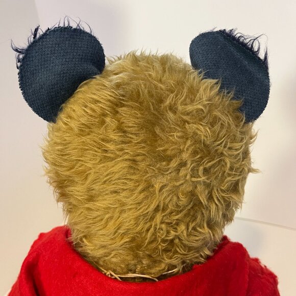 Vintage 1977 Paddington Bear Stuffed Plush 20" Eden Toys Yellow Boots Red Coat - Picture 13 of 16